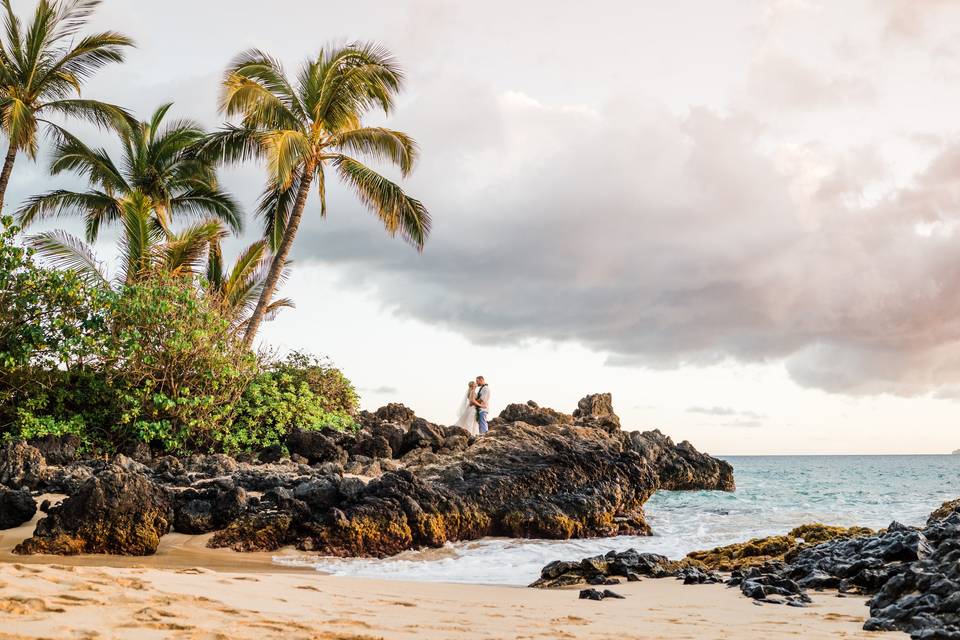 Maui Elopement at Makena Cove