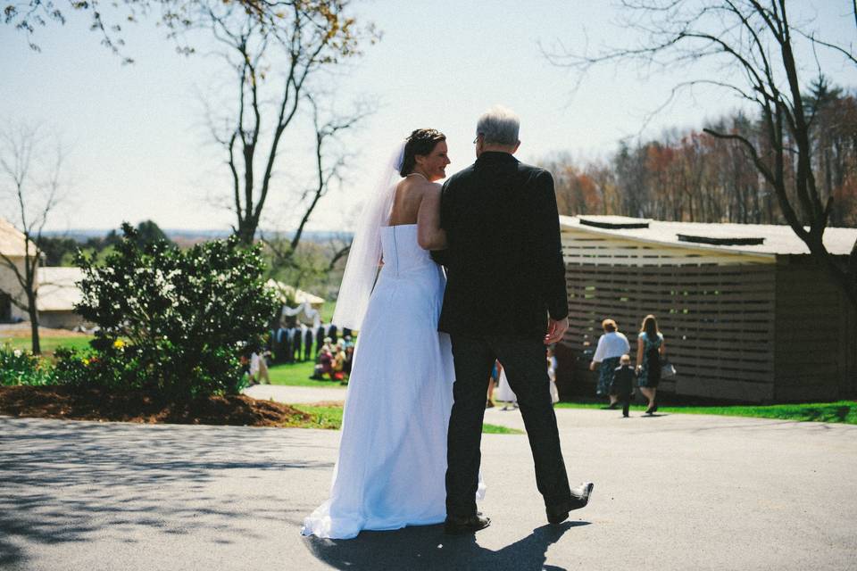 Couple walking