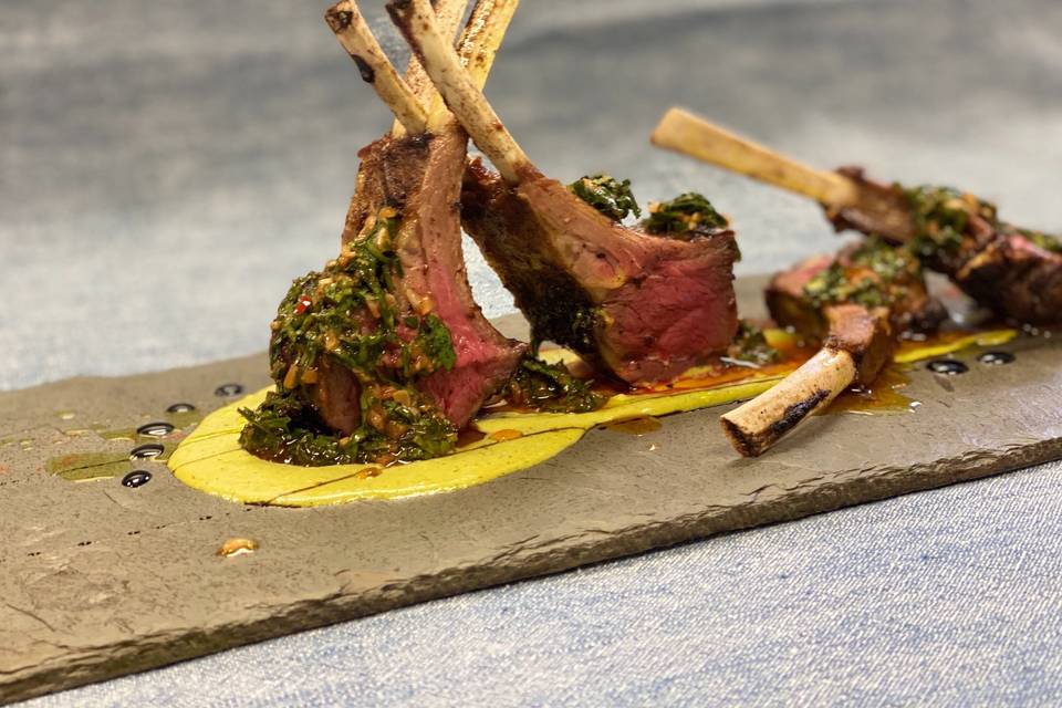 Lamb chops chimichurri