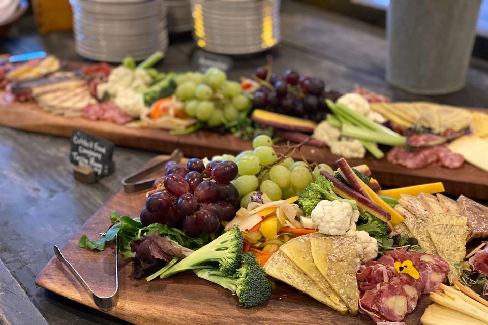 Grazing board delicacies