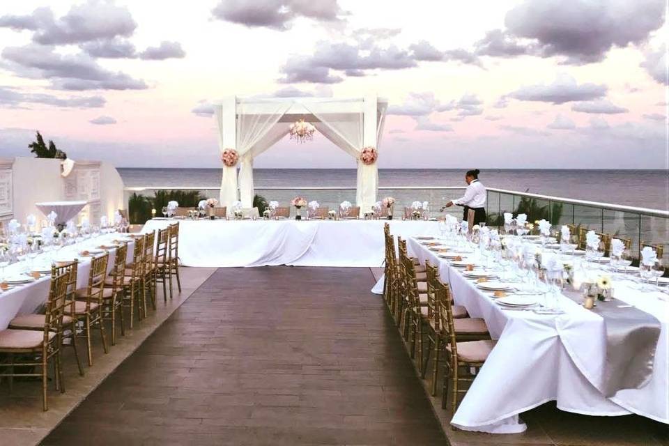 Roof Top wedding ceremony