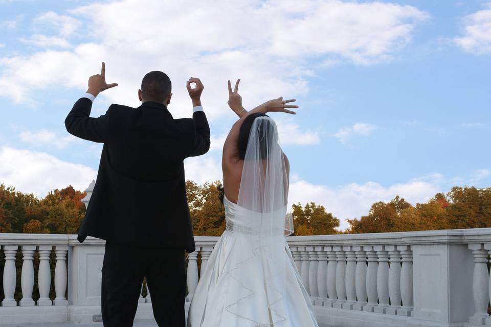 Love on the balcony