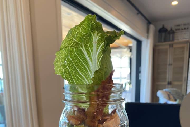 Cobb Salad Mason Jar