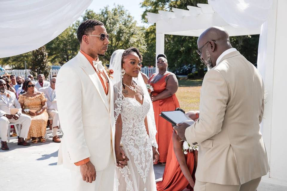 Ceremony under the Pergola