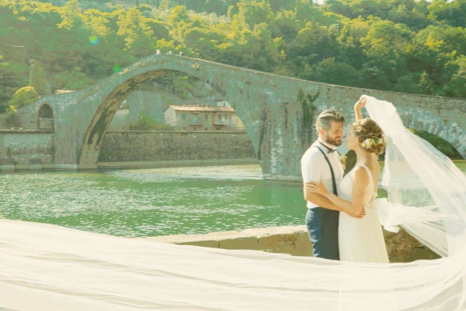 Wedding by the waterside