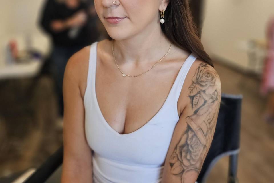Soft glam makeup
