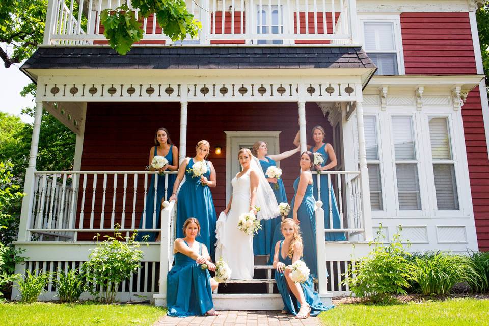Bridal Party Porch