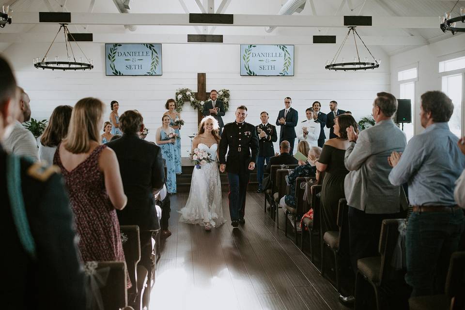 The perfect chapel wedding!
