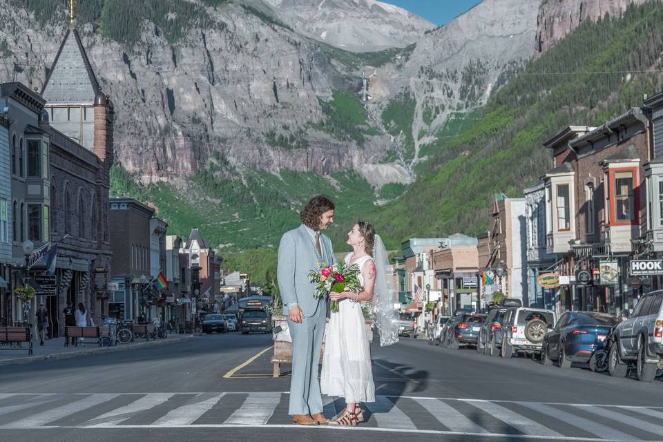 The happy couple, Telluride