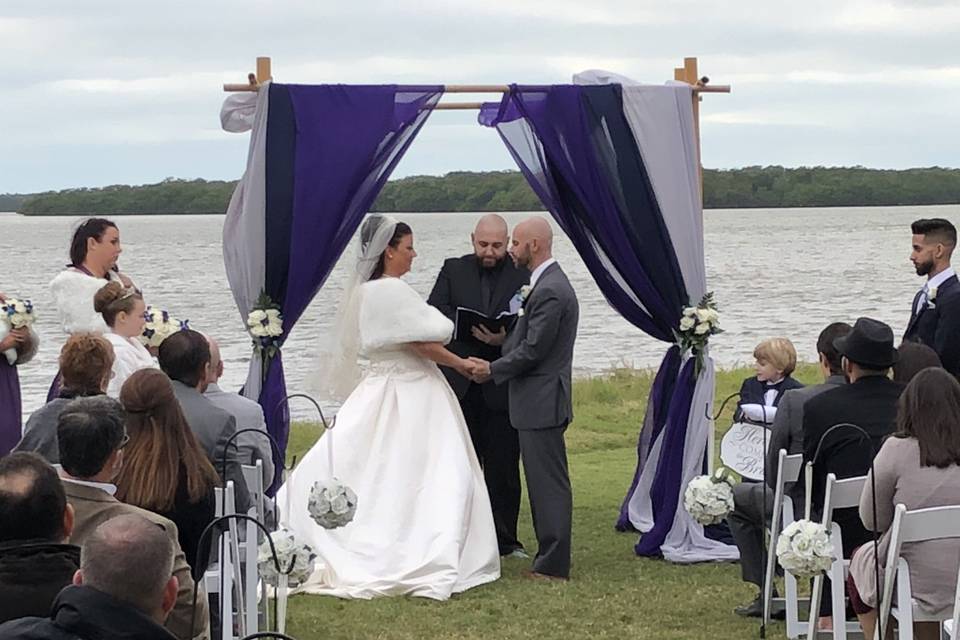 Costa / Hall wedding Day of Coordinator 01-13-2018location: Tampa Bay Watch