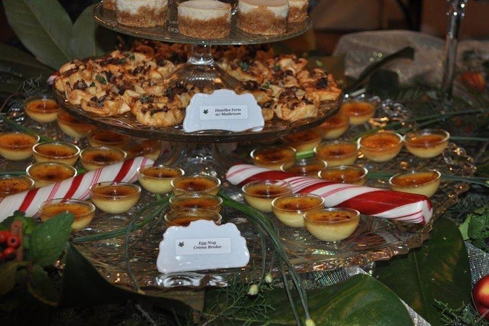 Mini dessert display tiered