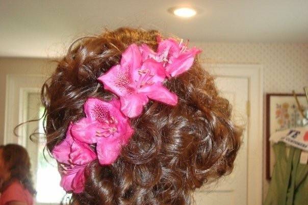 Bridal hair design