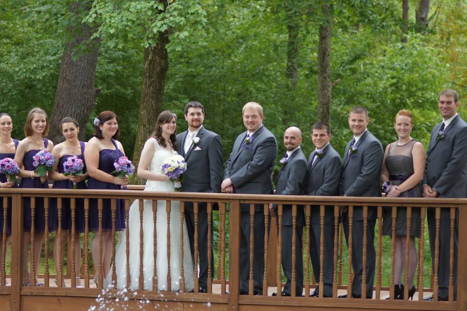 Our 75 foot bridge is perfect for photos.