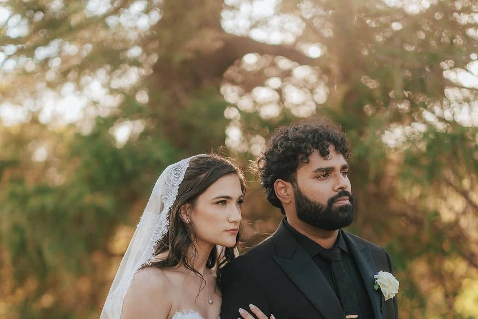 Bride and groom