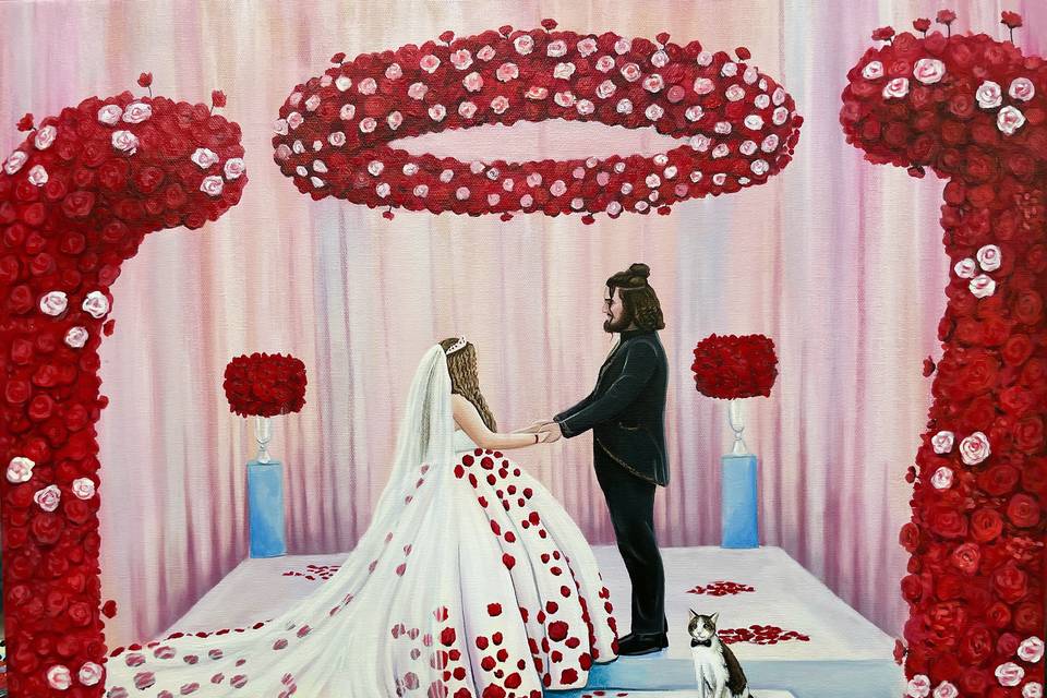 Ceremony Wedding Painting