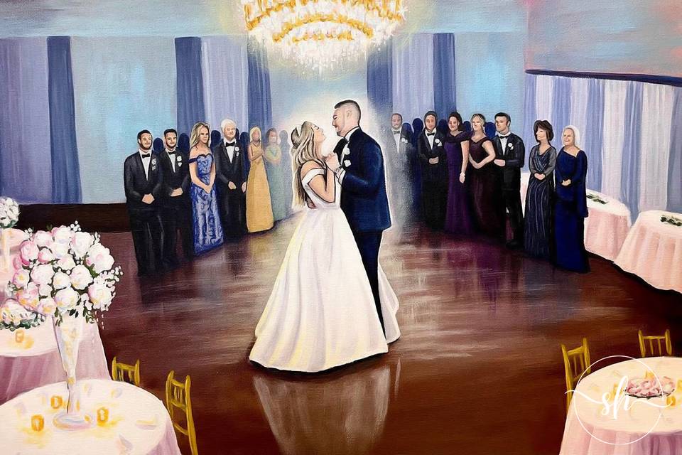 First Dance Painting
