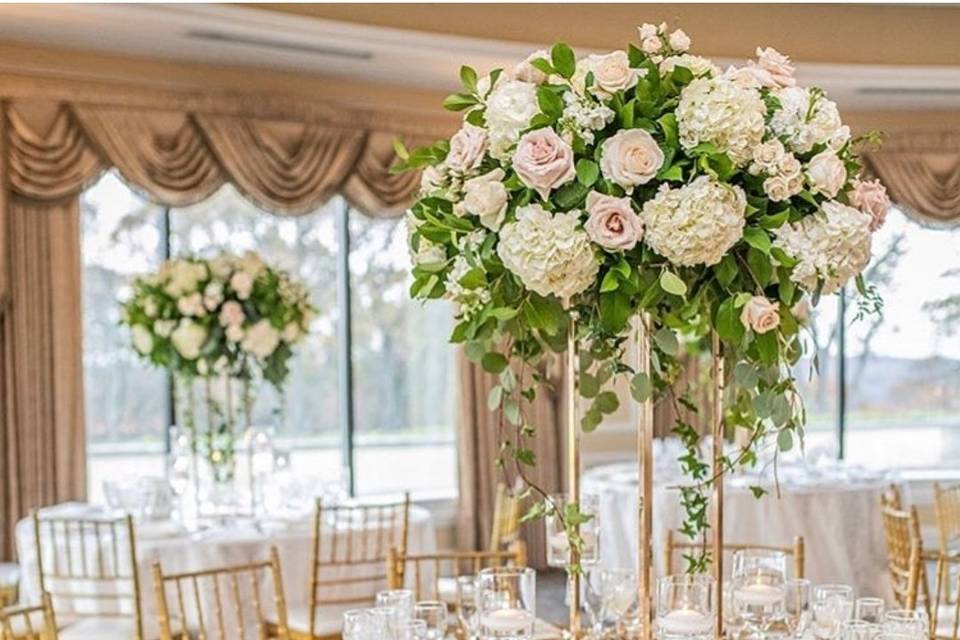 Tall Arrangement with Greenery